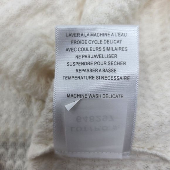 Tribal Jeans Women's Top Size XS‎ Bone Waffle Embroidery Detail Long Sleeve New - Picture 5 of 16